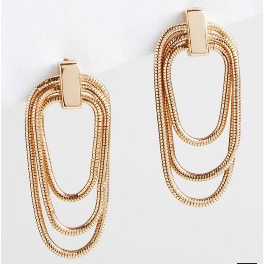 New! Torrid. Snake chain gold earring - Picture 1 of 4